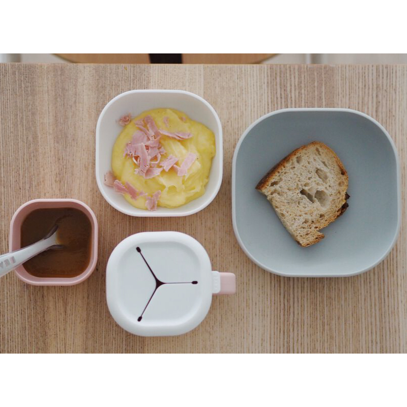 Set 3 boluri din silicon Beaba Velvet Grey [3]