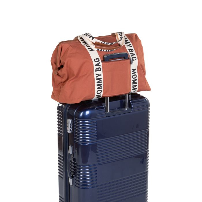 Geanta de infasat Childhome Mommy Bag Signature Ruginiu [5]