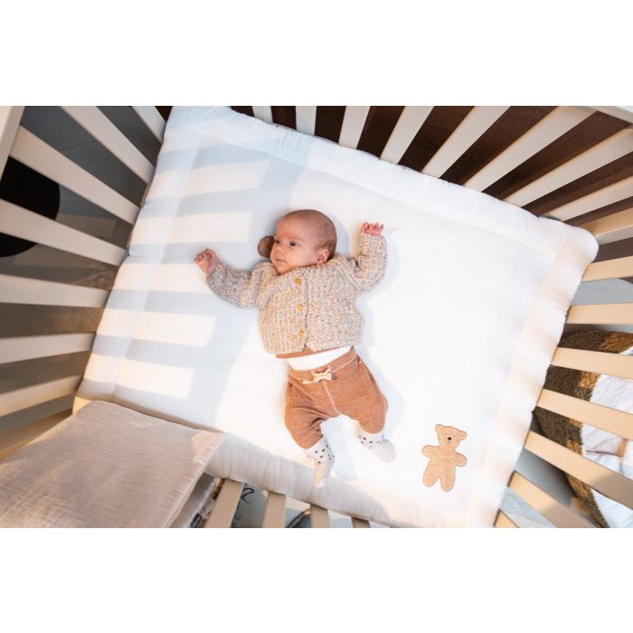 Salteluta de joaca Childhome 75x95 cm, Jerse/Muselina Tedy [5]