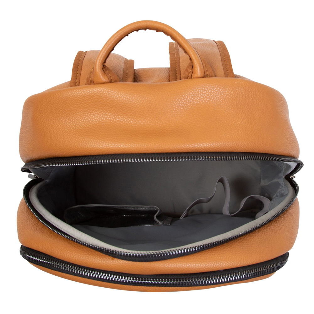 Rucsac de infasat Childhome piele ecologica Maro [4]