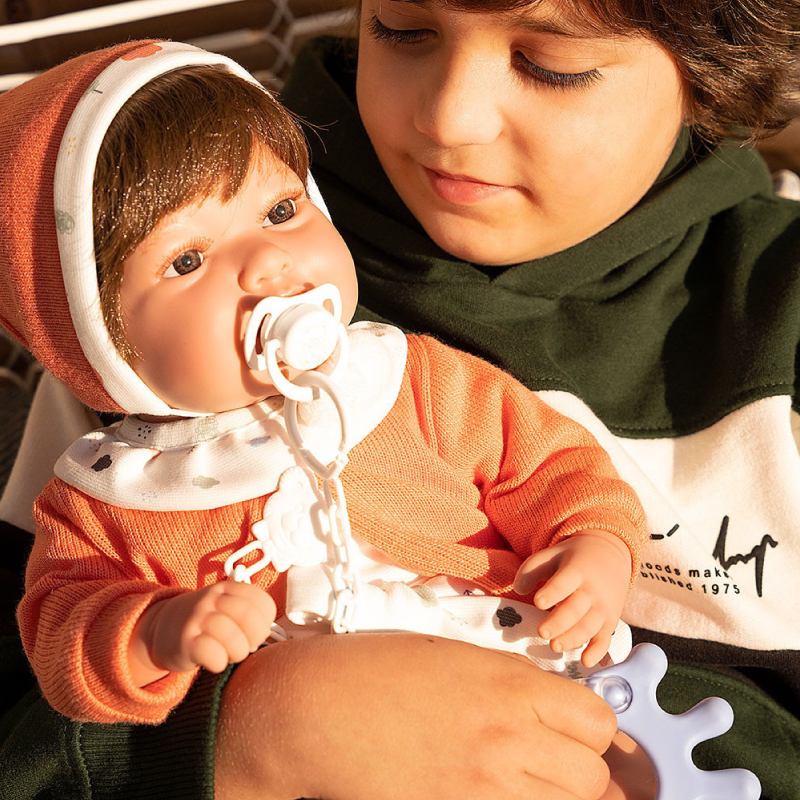 Papusa cu greutate reala Arias Adi Elegance 45 cm Orange [3]