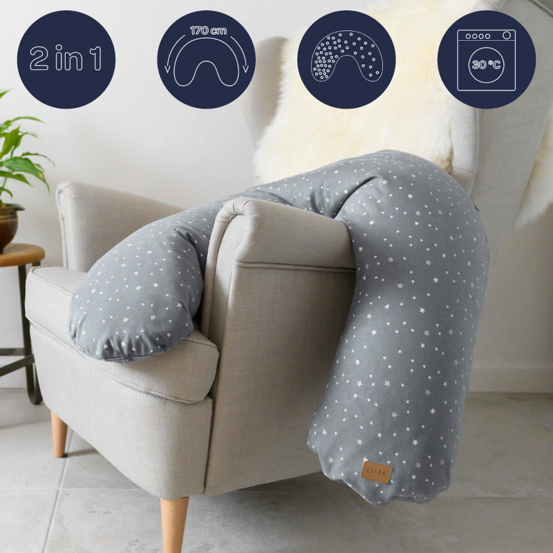 Perna gravida Beaba Big Flopsy 170 cm Jerse Stella [4]