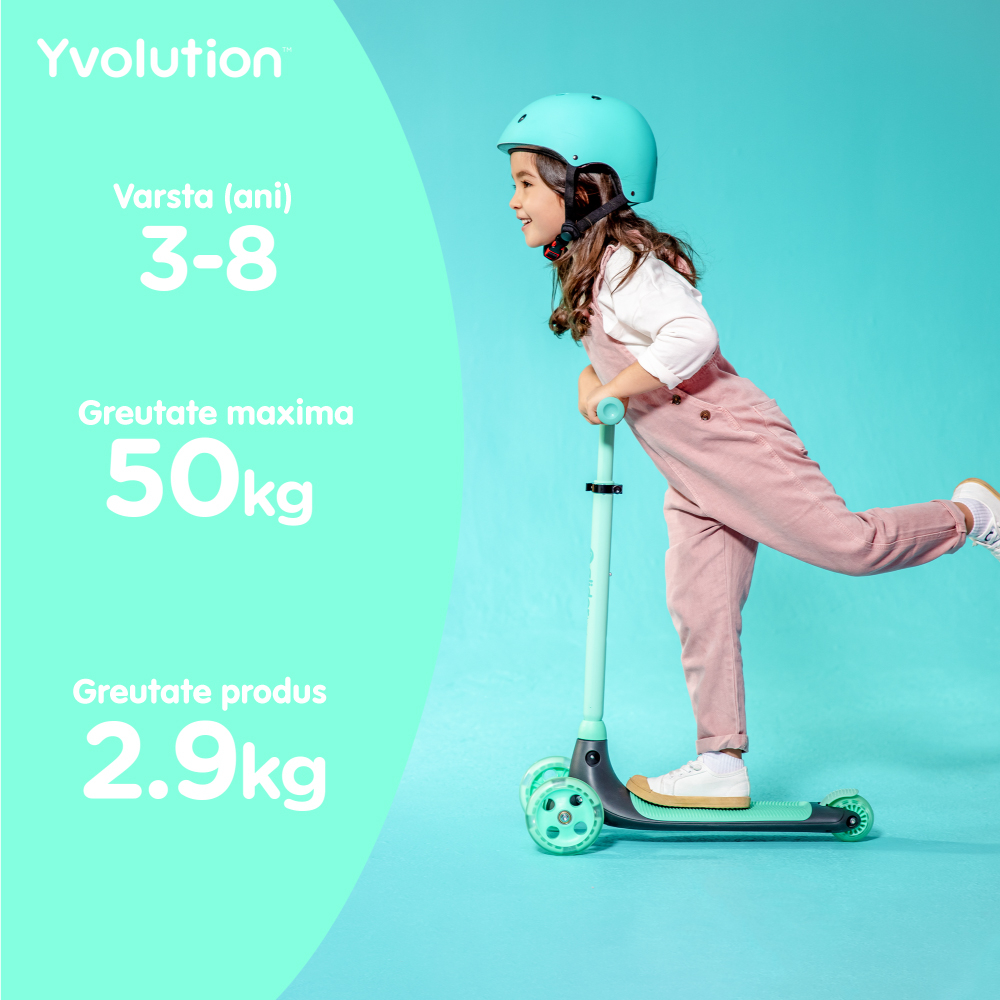 Trotineta cu 3 roti Yvolution Y Glider Kiwi Green [6]