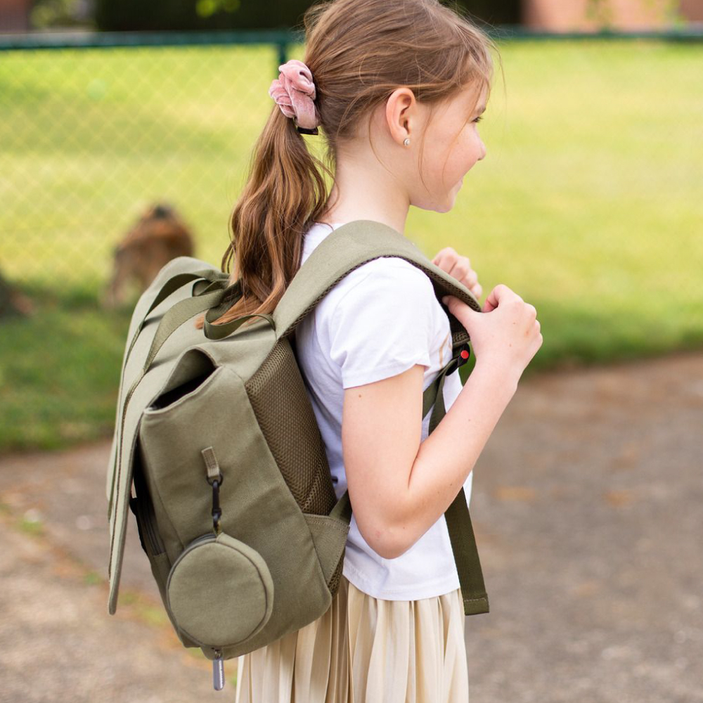 Ghiozdan Childhome My School Bag Kaki [6]