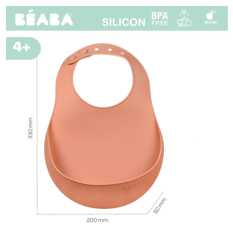 Baveta silicon Beaba Terracotta [4]