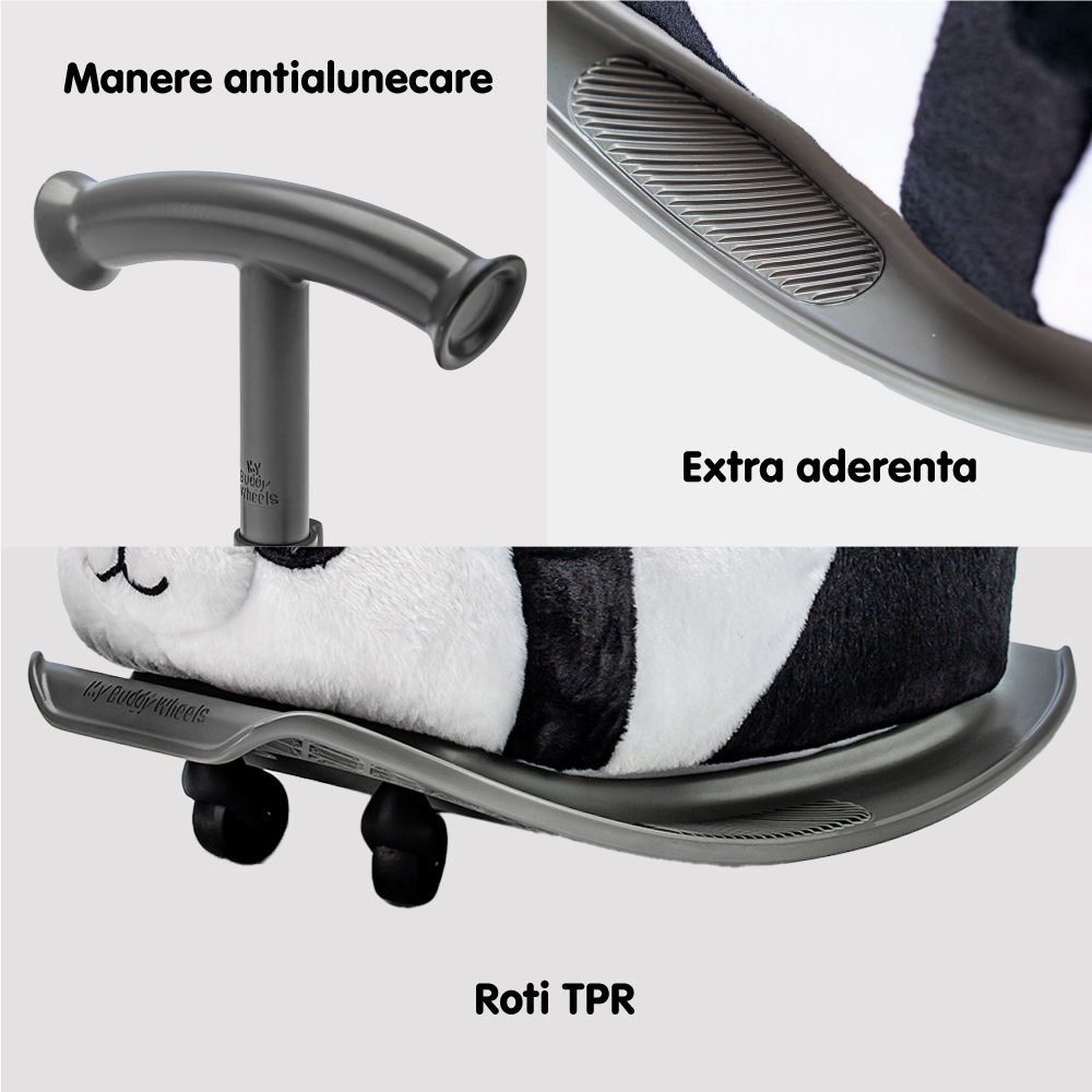 Balansoar cu roti My Buddy Wheels Panda [5]