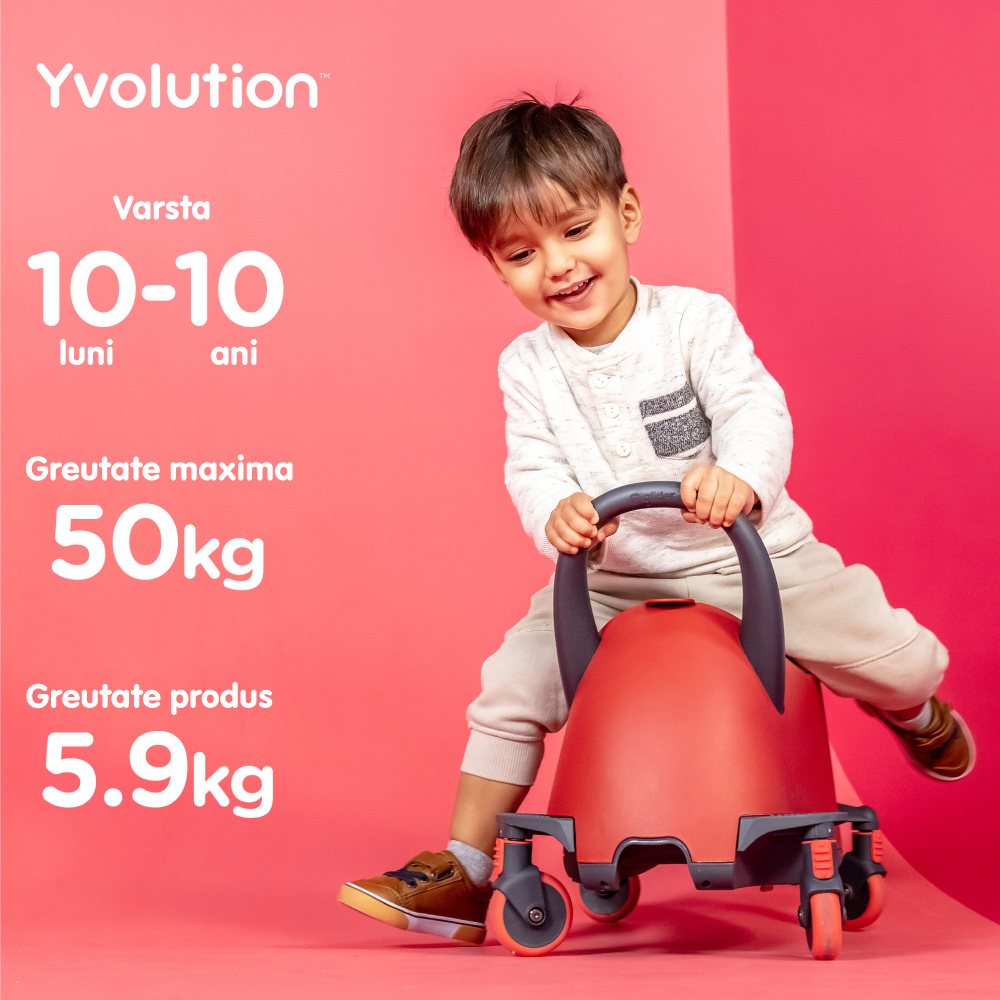 Trotineta 5-in-1 Yvolution Y Glider Luna Red [6]