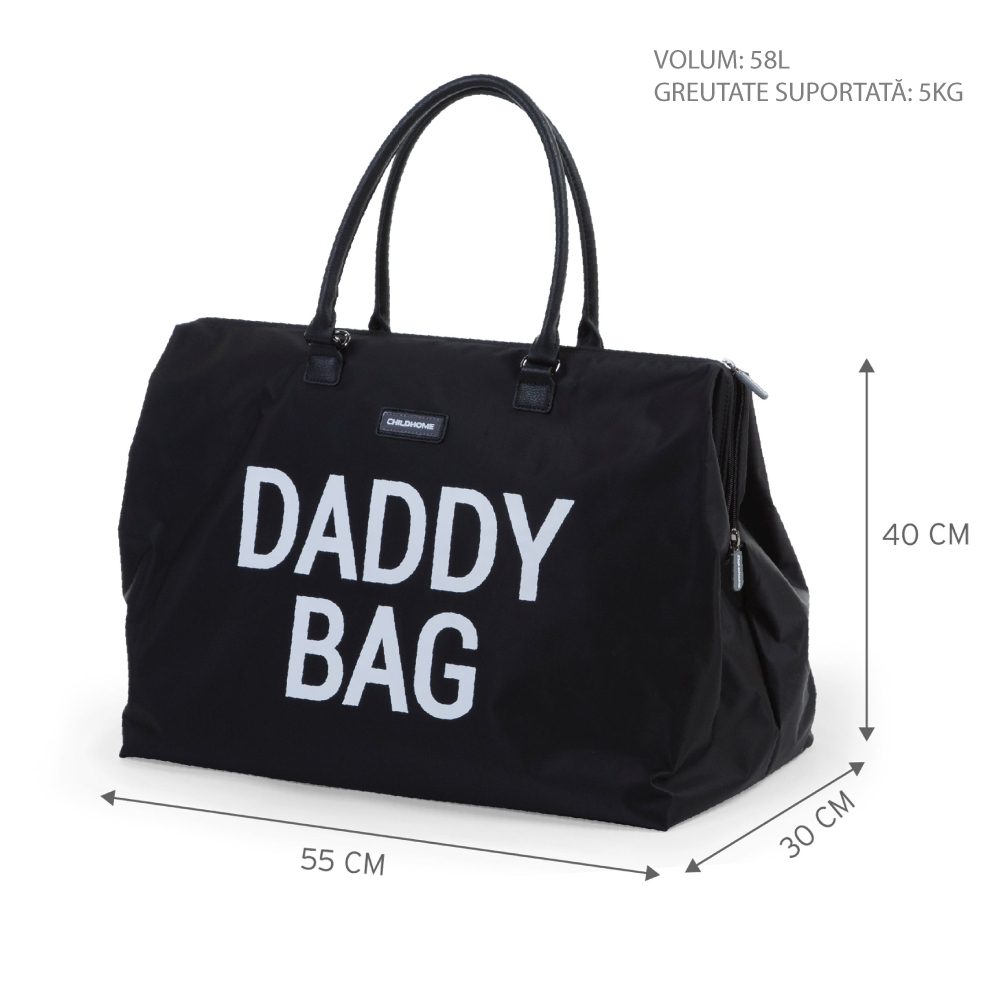 Geanta de infasat Childhome Daddy Bag Negru [6]