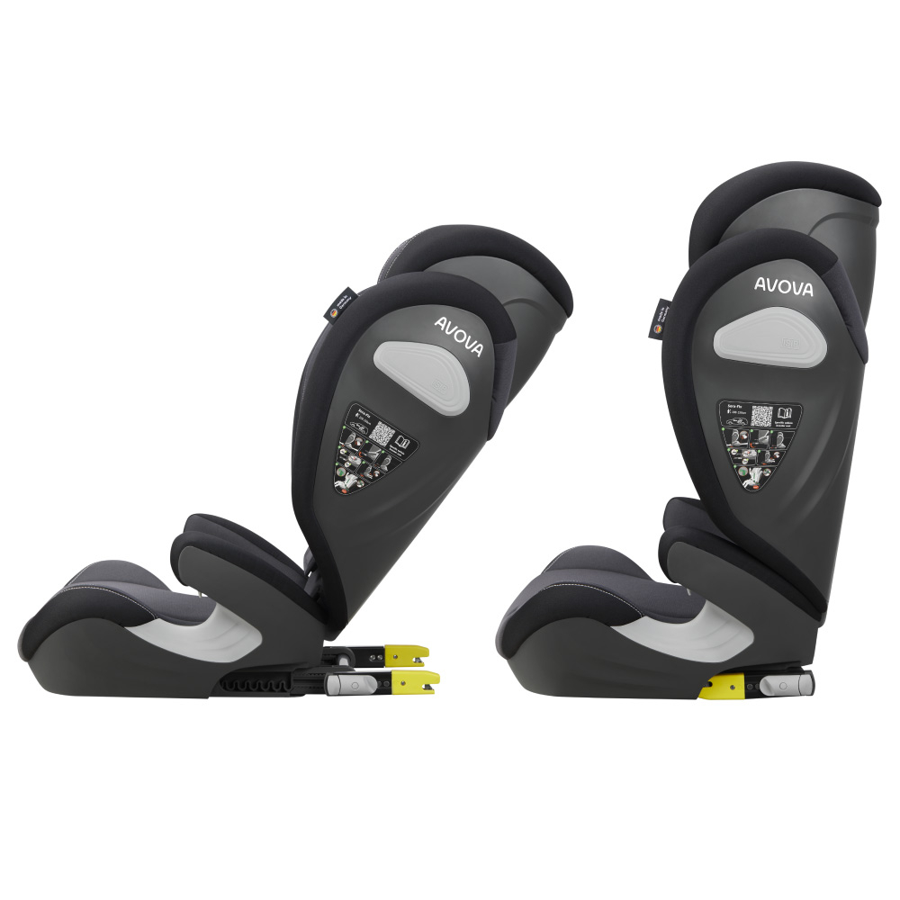 Scaun auto Avova Sora-Fix Grey/Black [3]