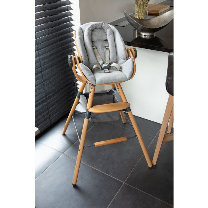 Perna Sezut nou-nascut Childhome Evolu Jerse Grey [4]