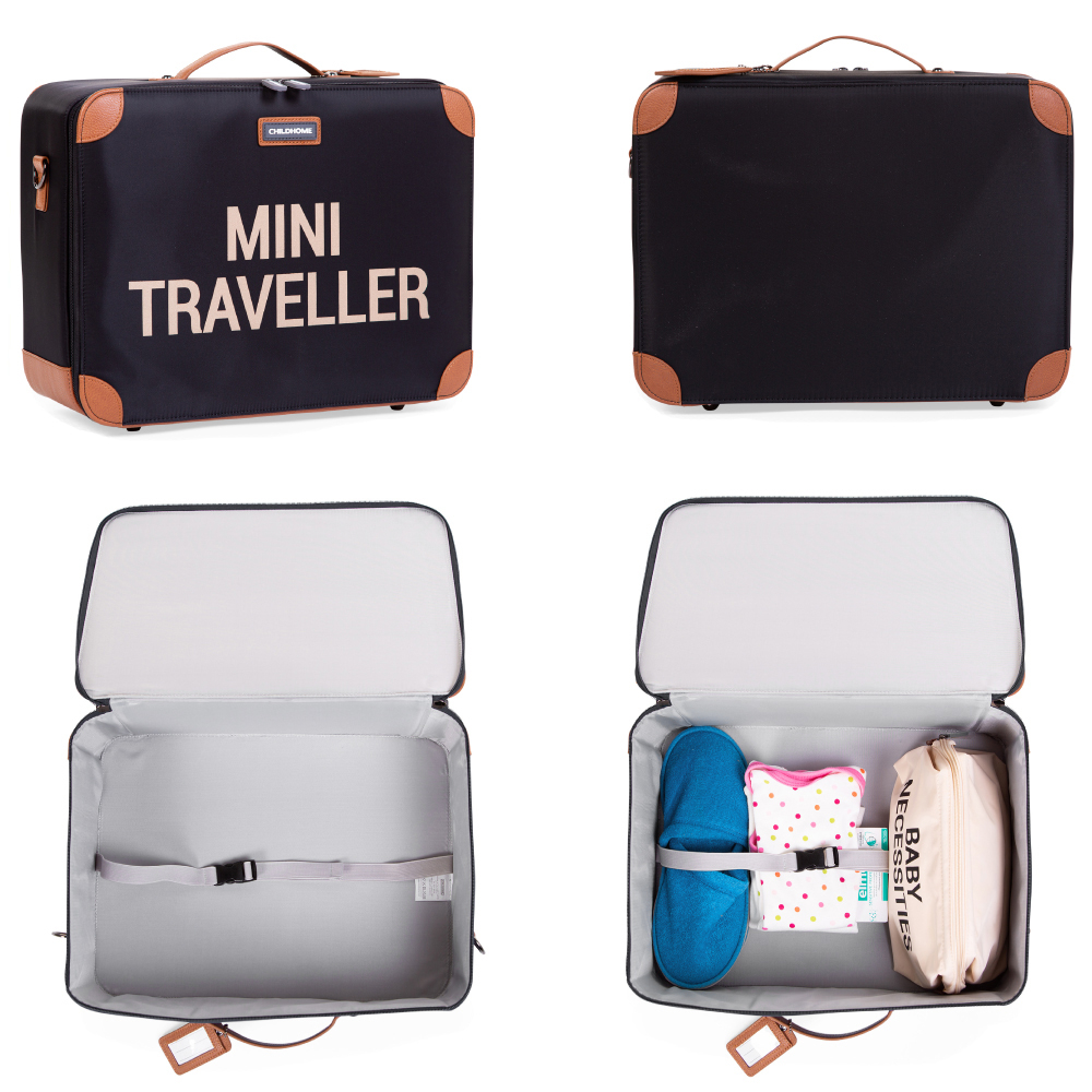 Valiza pentru copii Childhome Mini Traveller Negru [4]