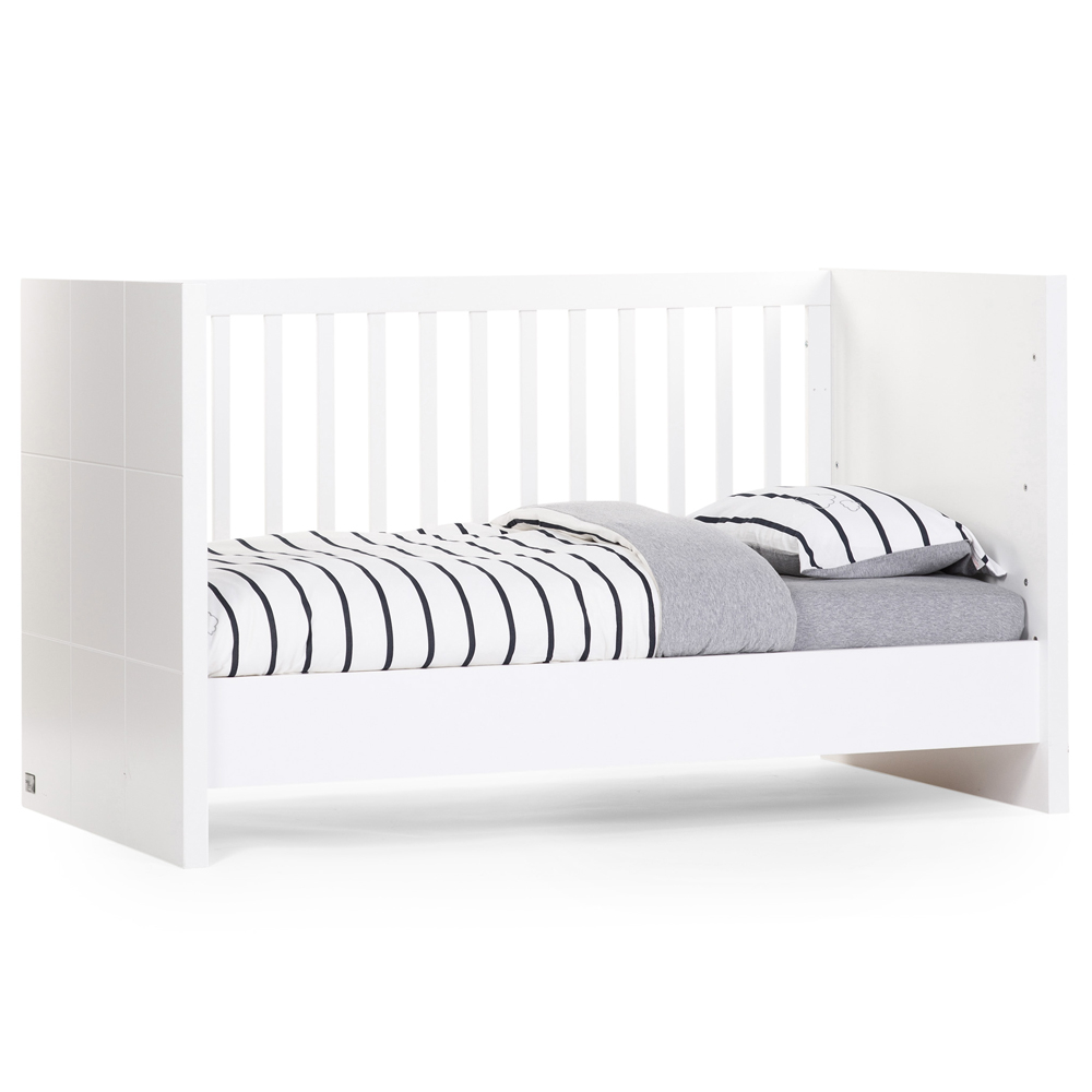 Patut Childhome Quadro White 70x140 cm, MDF Alb [3]