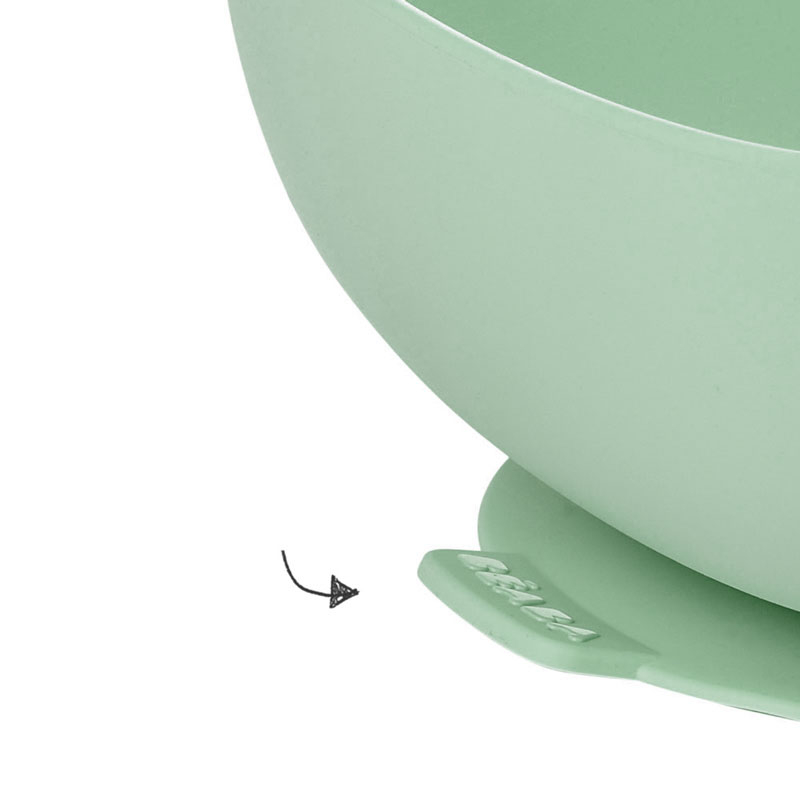 Bol silicon cu ventuza Beaba Sage Green [2]