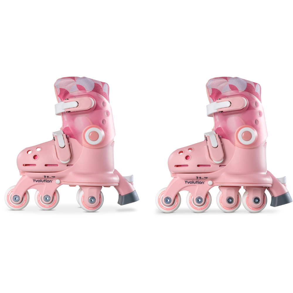 Role ajustabile Yvolution Twista Skates marime 23-28 Pink [3]