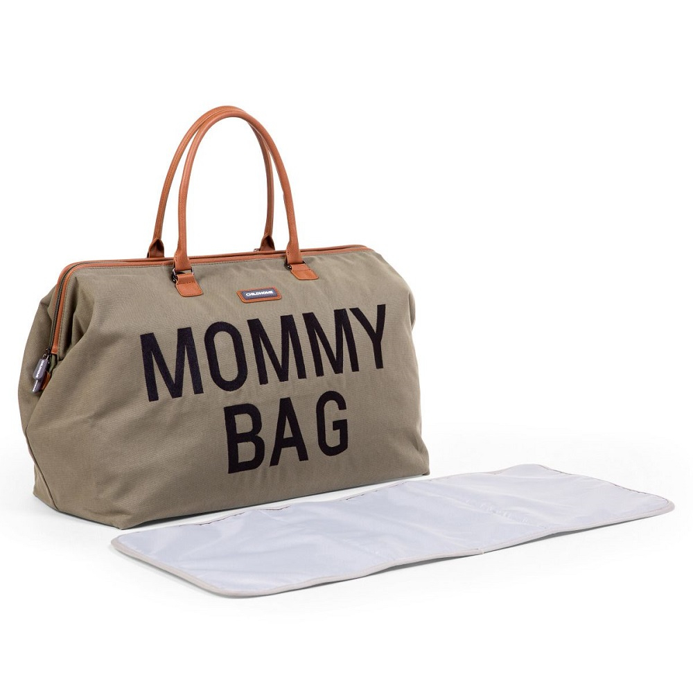 Geanta de infasat Childhome Mommy Bag Kaki [3]