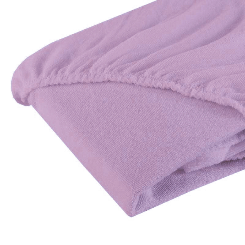 Cearsaf cu elastic din frotir Mov 120/60 cm [2]