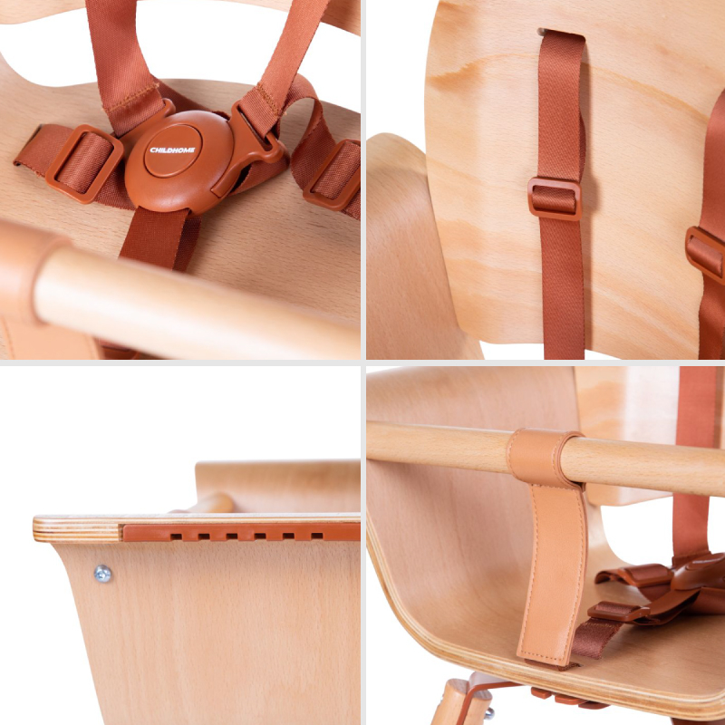 Scaun de masa Childhome Evowood Natural/Ruginiu [3]