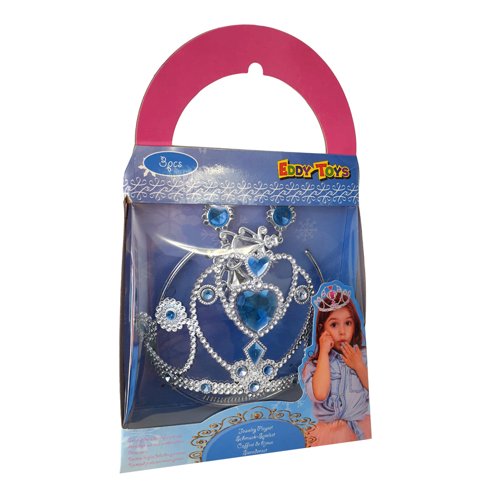 Set Tiara si cercei Eddy Toys Albastru [2]
