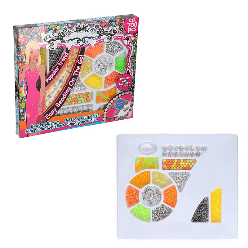 Set margele decorative Eddy Toys 700 piese Galben [2]