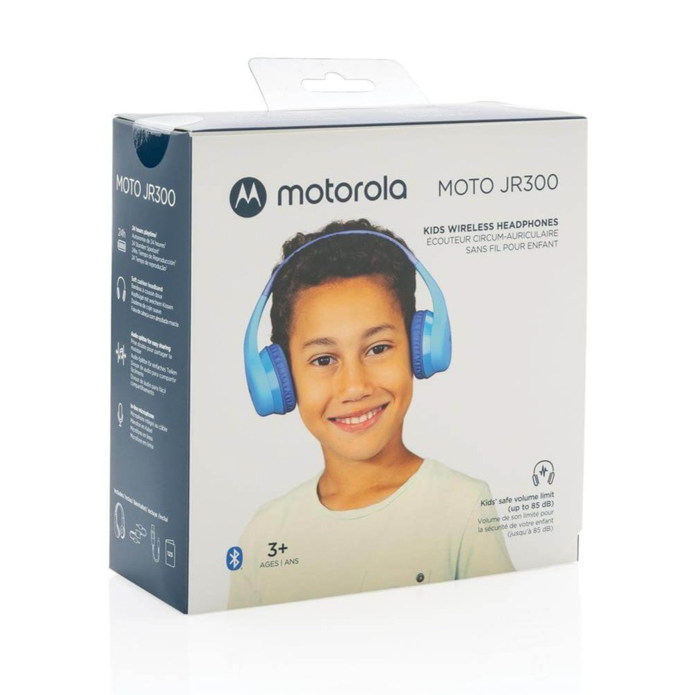 Casti Audio Wireless pentru Copii Motorola Moto JR300 Blue [6]