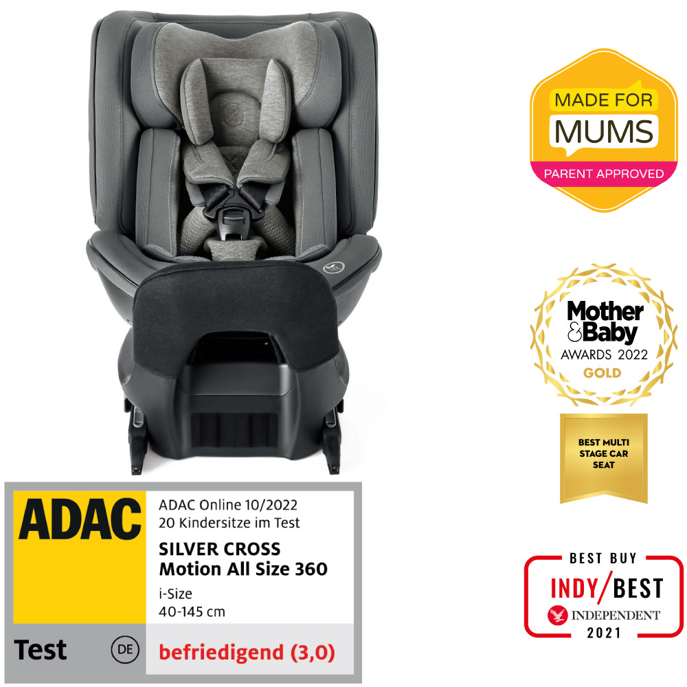 Scaun auto rotativ 360 Silver Cross Motion All Size Glacier [9]