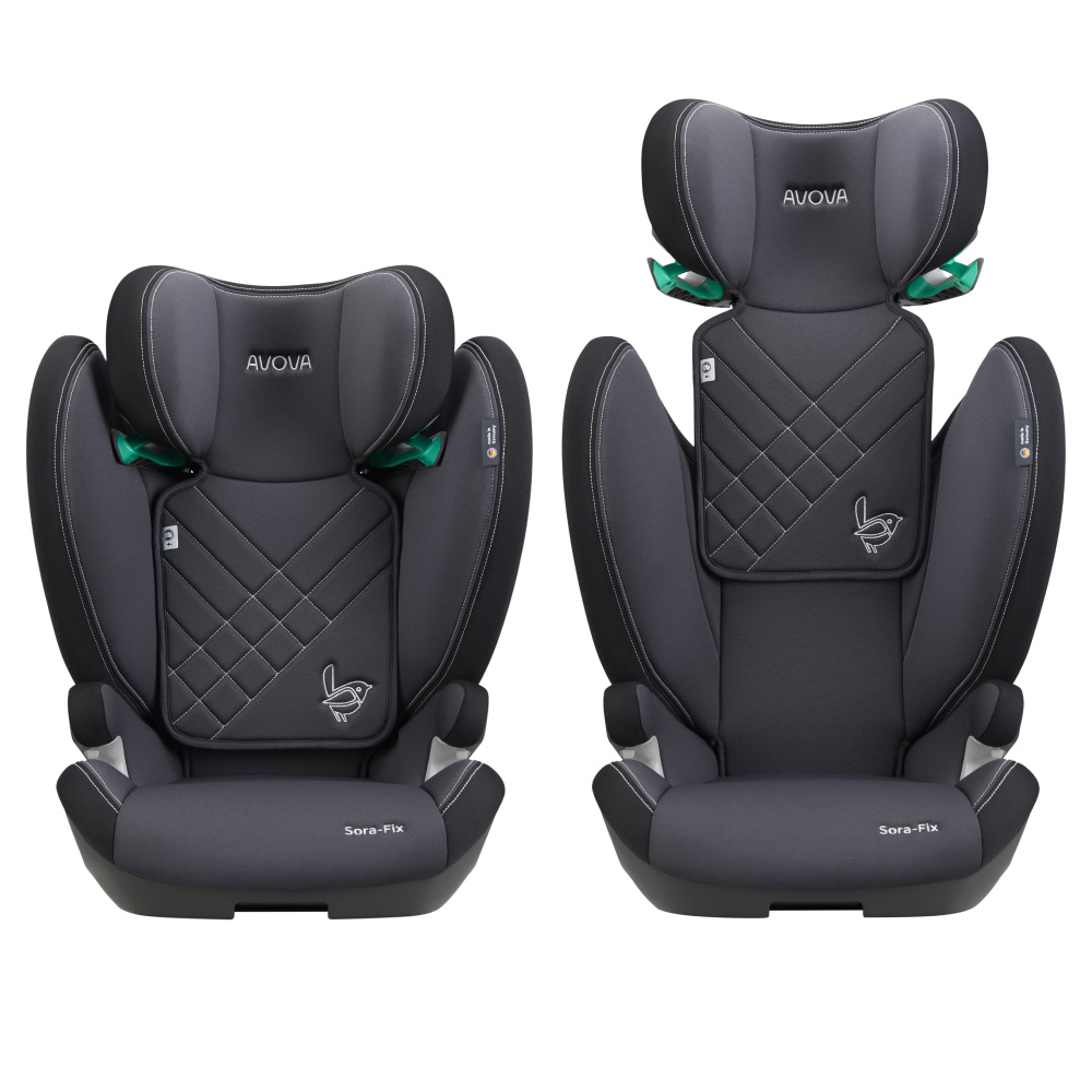Scaun auto Avova Sora-Fix Grey/Black [2]