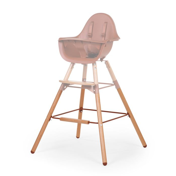 Set picioare cu suport pentru scaun de masa Childhome Evolu Natural/Ruginiu [2]