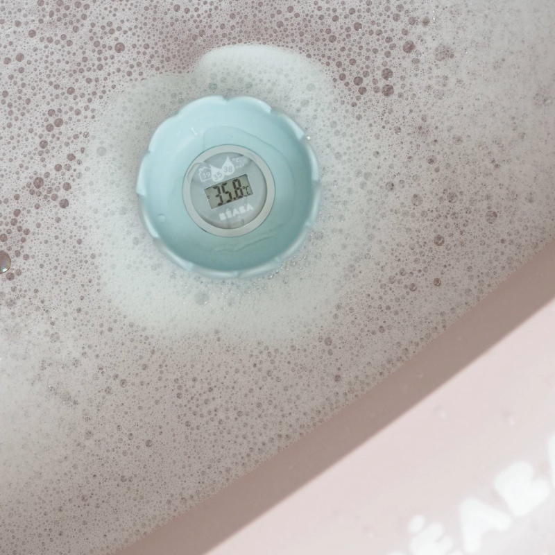 Termometru digital de camera si baie Beaba Lotus Green Blue [3]