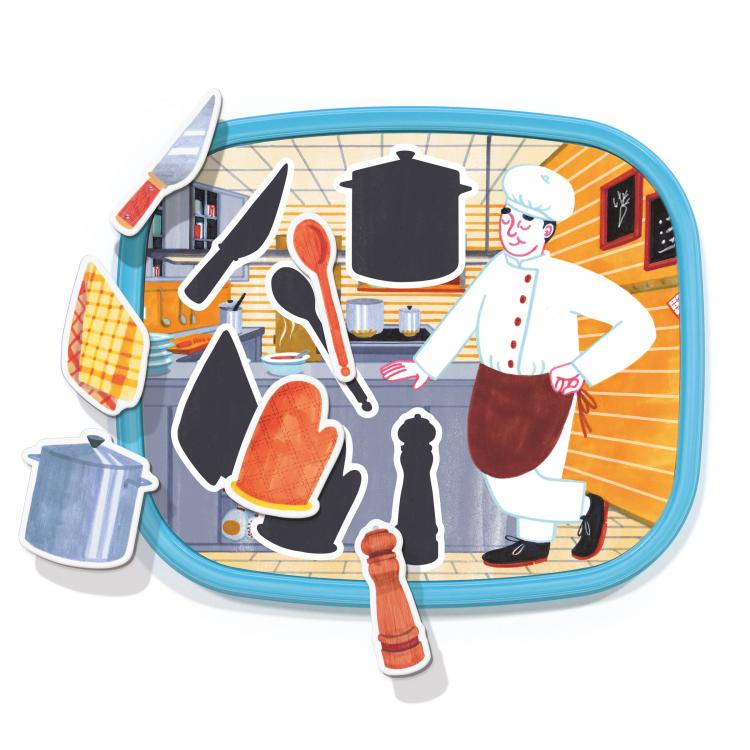 Puzzle magnetic Montessori [3]