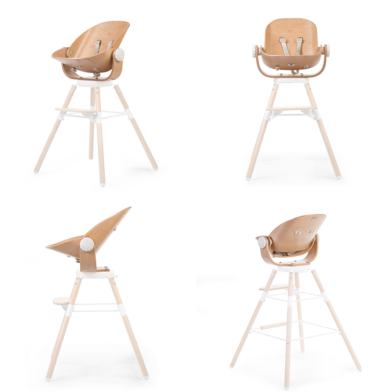 Sezut nou-nascut pentru scaun de masa Childhome Evolu 2/Evolu One.80, Natural/Alb [2]