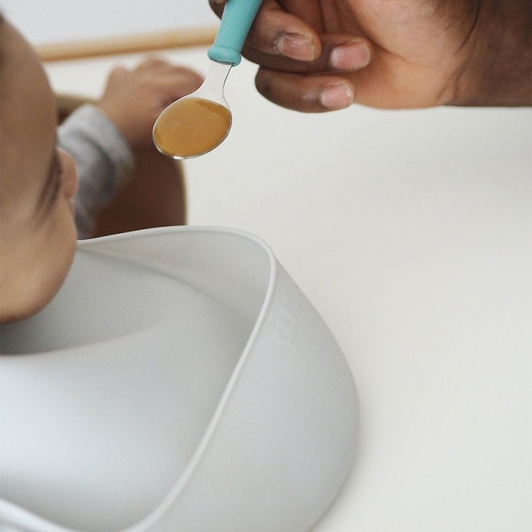 Set 2 Bavete silicon Beaba Old Pink/Light Grey [4]