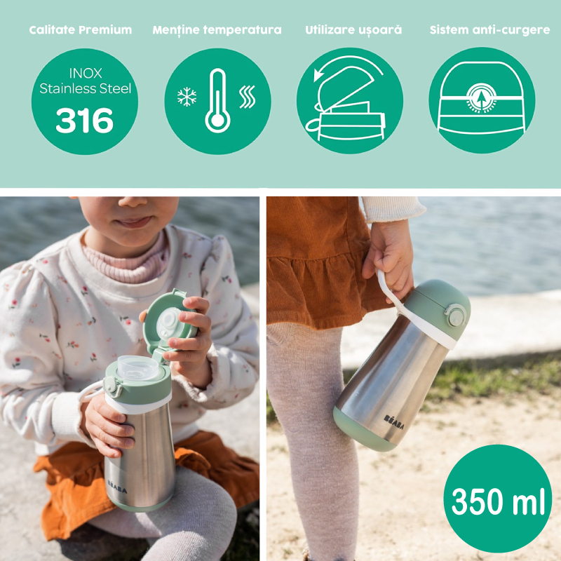 Termos Beaba 350 ml Sage Green [4]