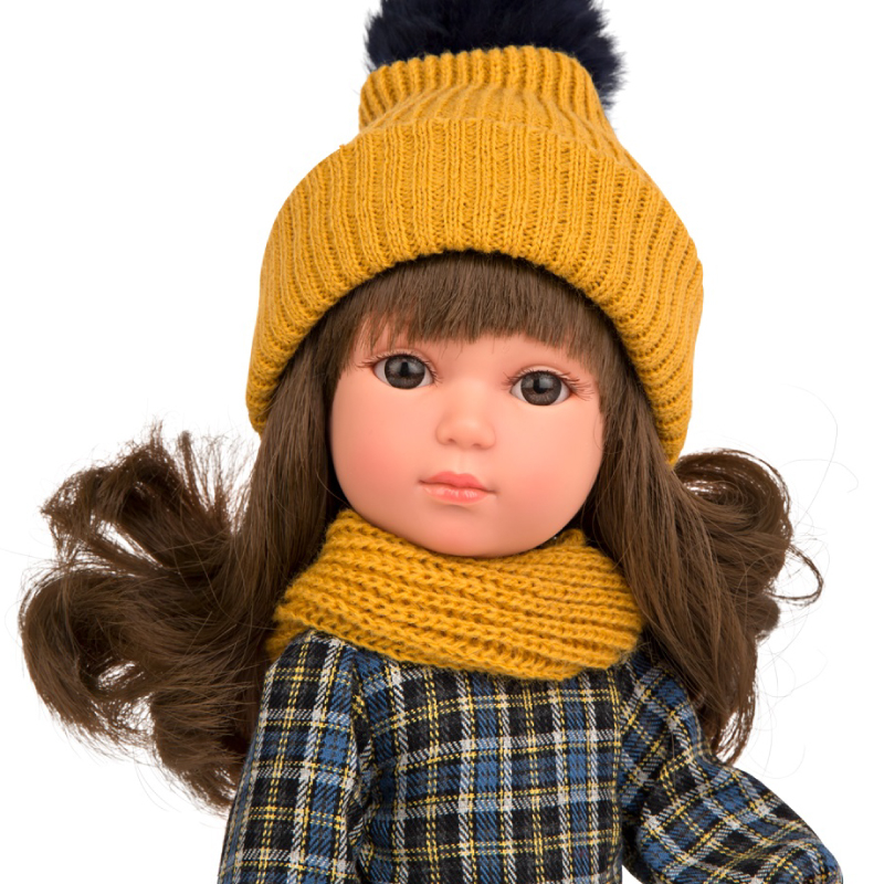 Papusa Arias Carlota Elegance 36 cm Mustard/Navy [2]