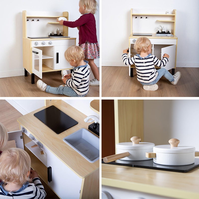 Set bucatarie cu accesorii Childhome 55x35x80 cm, MDF [3]