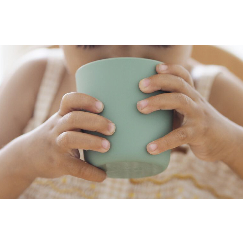 Pahar silicon Beaba Sage Green [3]