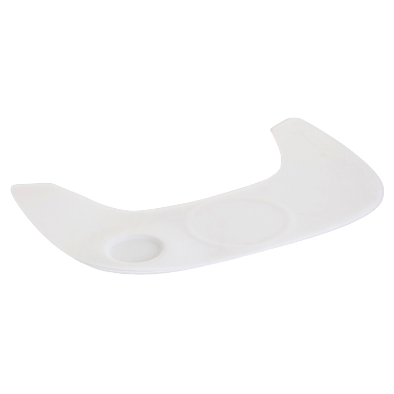 Tavita scaun de masa Childhome Evolu + Protectie din silicon, Alb [3]