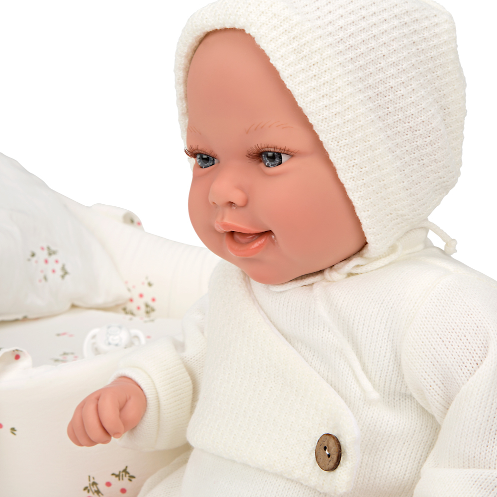 Papusa cu greutate reala Arias Adi Elegance 45 cm si cos cu manere [3]