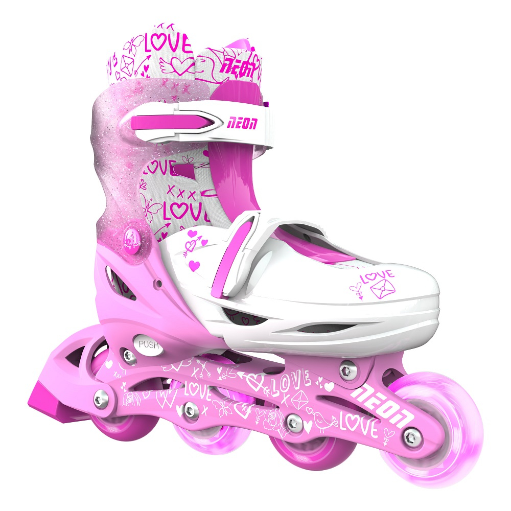 Role 2 in 1 Neon Combo Skates marime 34-37 Pink [2]