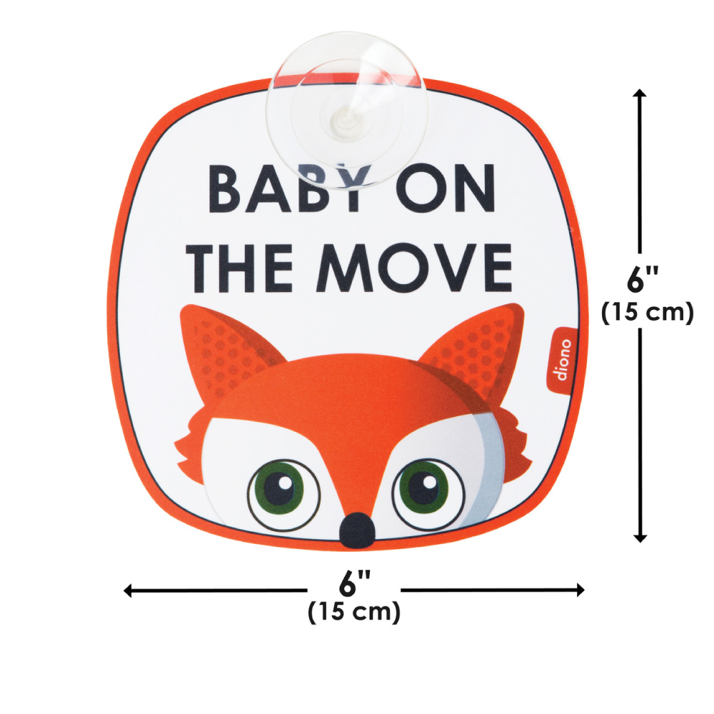Set 2 indicatoare auto Diono Baby On the Move [3]