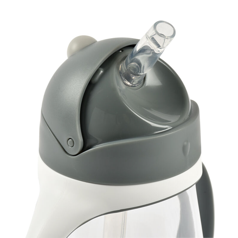 Cana cu pai din Tritan Beaba 300 ml Mineral Grey [3]