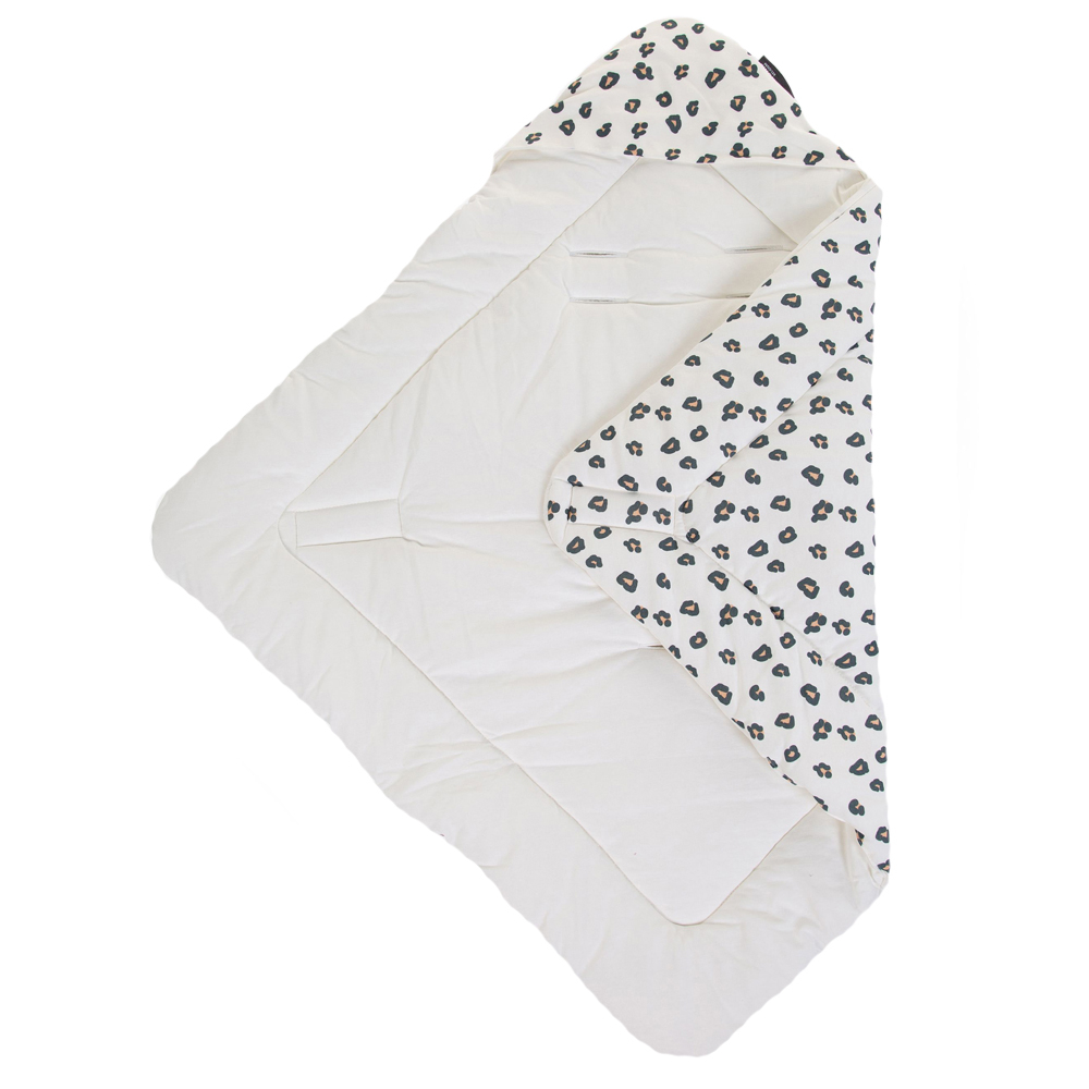 Paturica de infasat Childhome Jerse 75x75 cm, Leopard [4]