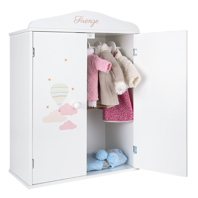 Dulap din lemn pentru papusi Arias Firenze, 40x20.50x54.5 cm [2]