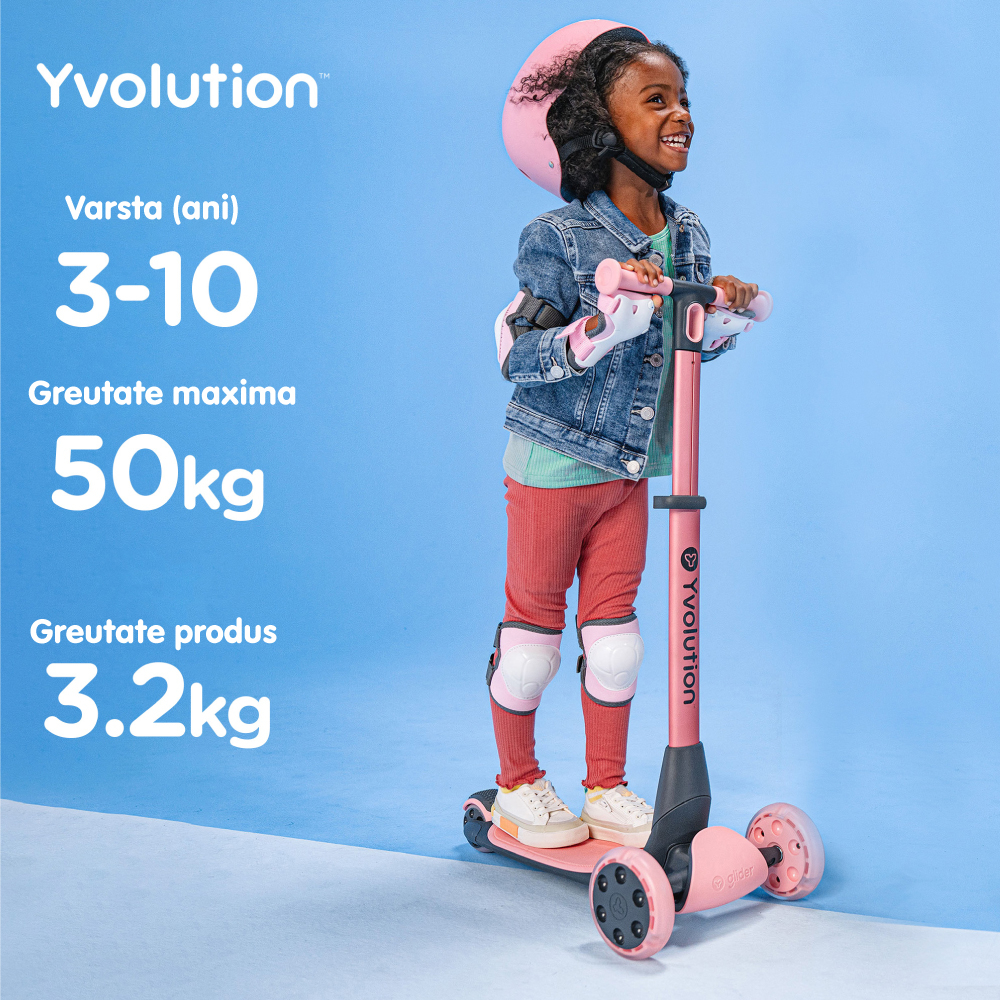 Trotineta Yvolution Y Glider Nua Pink [6]