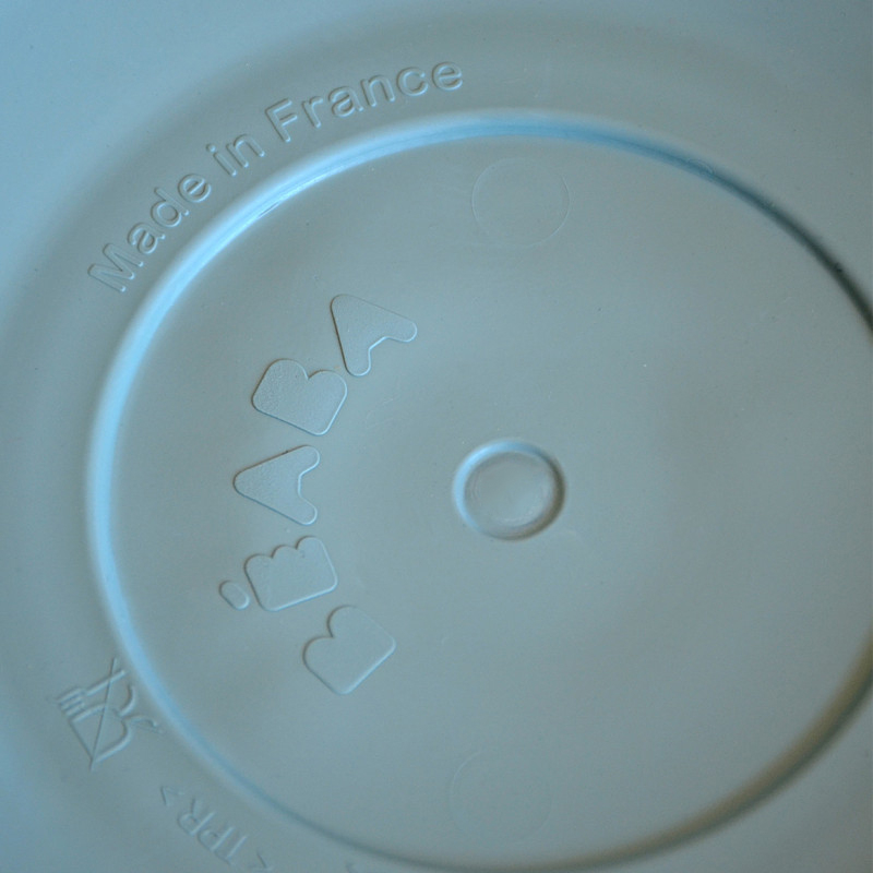 Set de masa 3 piese din sticla DURALEX cu suport antiaderent - Eucalyptus [3]