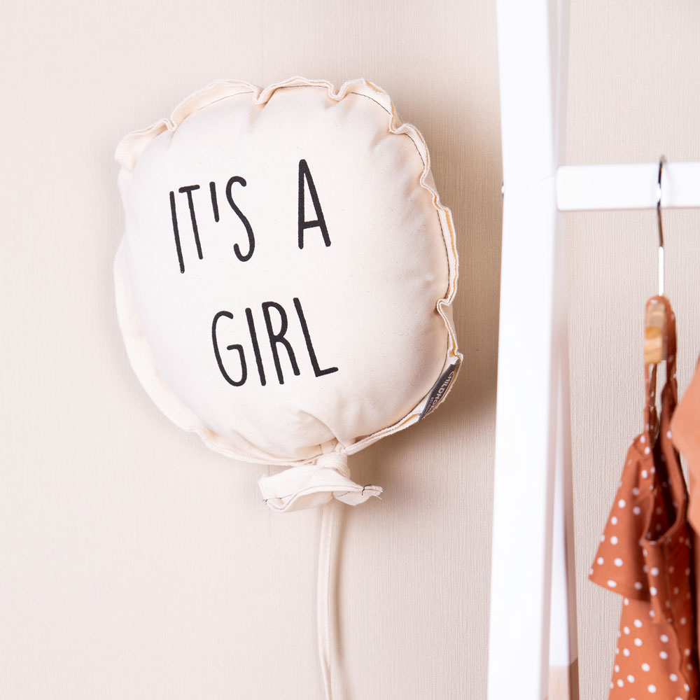 Decoratiune perete balon Childhome, 35x26x8 cm, Fata [3]