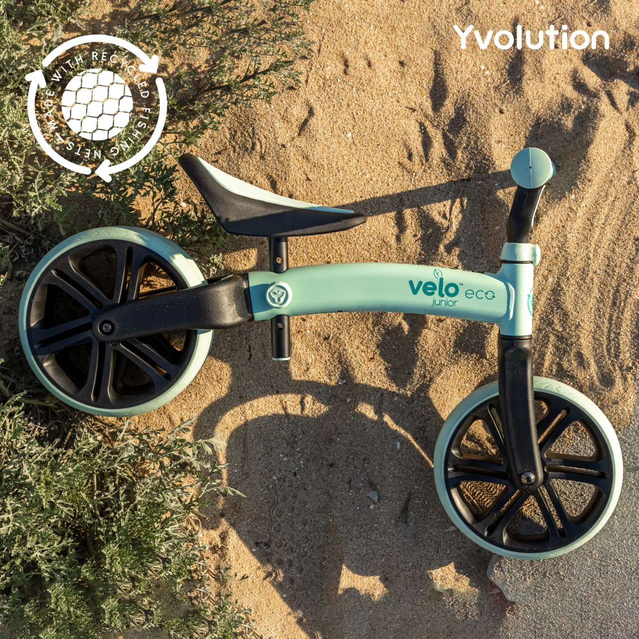 Bicicleta echilibru Yvolution Y Velo Junior Eco Green [9]