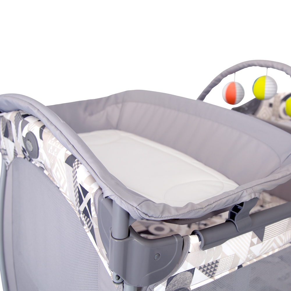 Patut Graco Contour Electra Patchwork Grey [5]
