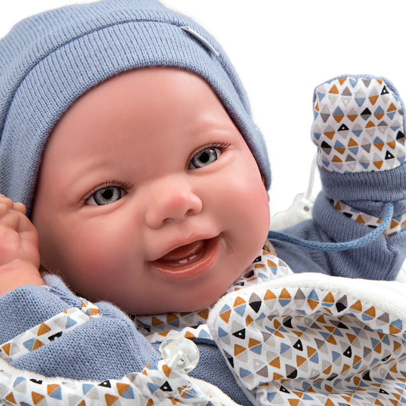 Papusa Reborn bebelus realist Arias Daniel 45 cm Blue [4]