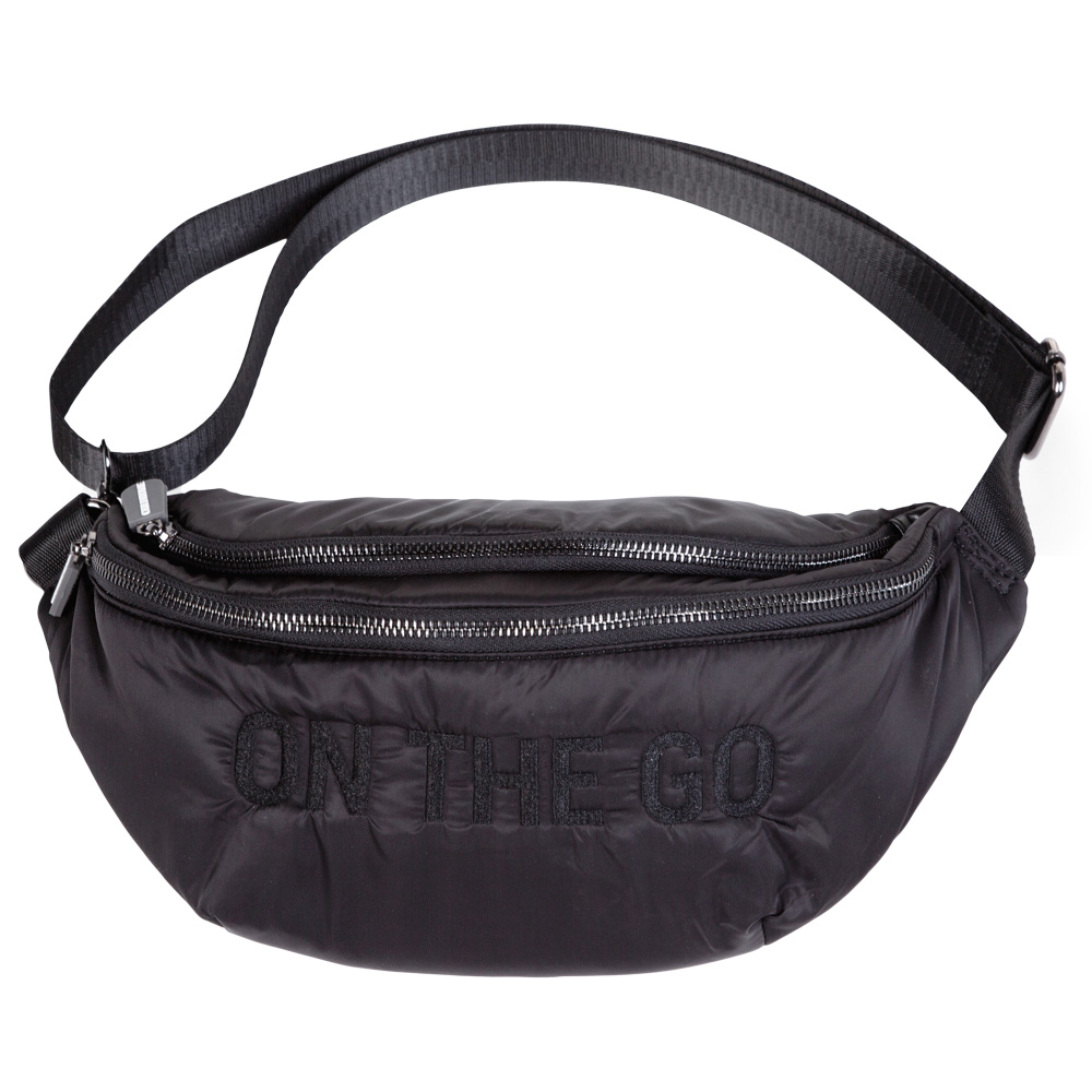 Geanta matlasata Childhome Banana On The Go Negru [5]