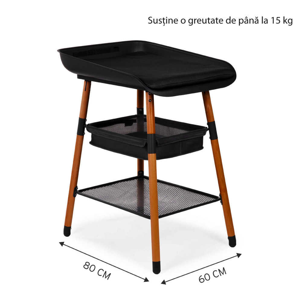 Masuta de infasat Childhome Evolux Nuc/Negru [6]